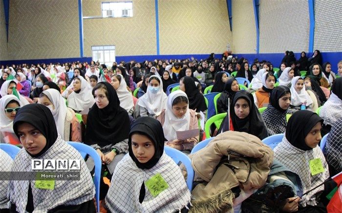 اجتماع دختران حاج قاسم و میلاد حضرت زهرا (س) در آشخانه