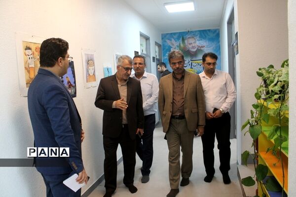 نشست مشترک معاون پرورشی و فرهنگی اداره کل آموزش و پرورش استان بوشهر با تیم بازرسی ستاد مبارزه با مواد مخدر کشور