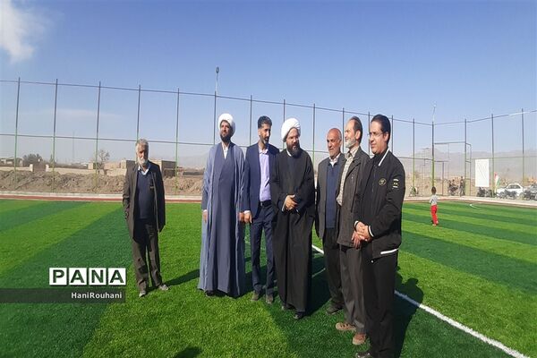 افتتاحیه ی چمن مصنوعی روستای ارغا ی خلیل اباد
