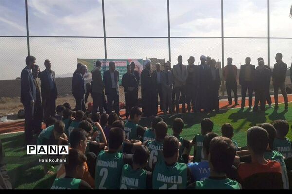 افتتاحیه ی چمن مصنوعی روستای ارغا ی خلیل اباد
