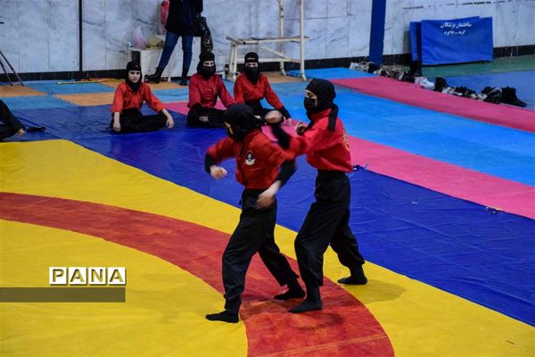 برگزاری همایش رزمی دختران کونگ‌فوکار شهرستان گرمه