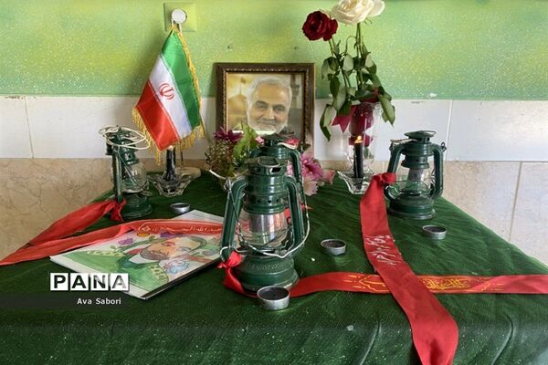 چهارمین سالگرد شهید سپهبد حاج قاسم سلیمانی در مدارس آباده
