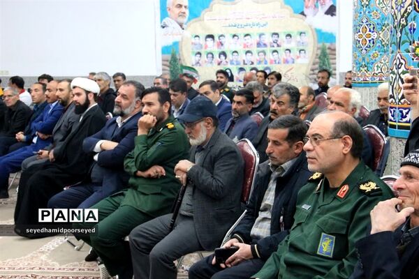 گرامیداشت سالگرد شهید حاج قاسم سلیمانی و یادواره شهدای دهستان فراغه  ابرکوه