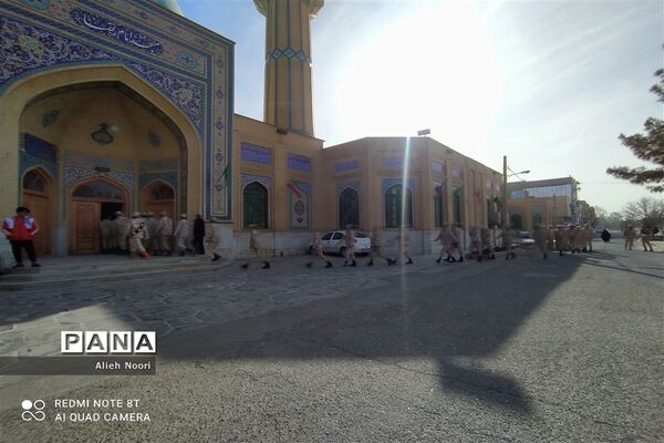 اجتماع مردم شهرستان سرخس در محکومیت  حادثه تروریستی گلزار شهدای کرمان