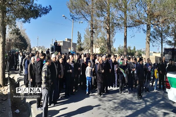 راهپیمایی محکومیت اقدام تروریستی کرمان در شهرستان سبزوار