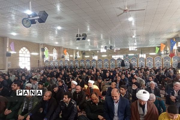 نماز جمعه‌ فشافویه همراه با راهپیمایی محکـومیت جنایت تروریستی کرمان