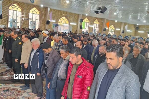نماز جمعه‌ فشافویه همراه با راهپیمایی محکـومیت جنایت تروریستی کرمان