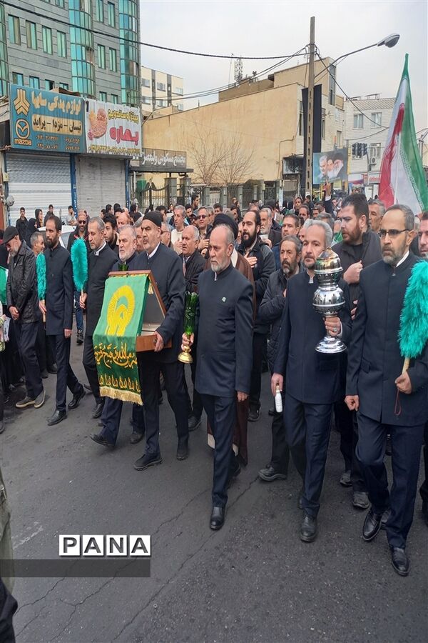 مراسم تشییع پیکر دانشجو معلم شهیده فائزه رحیمی