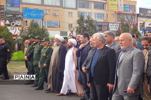 برگزاری نماز جمعه و محکوم کردن جنایت تروریستی کرمان در مصلی پرند