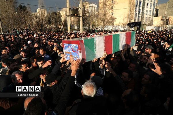 تشییع پیکر دانشجومعلم شهیده فائزه رحیمی
