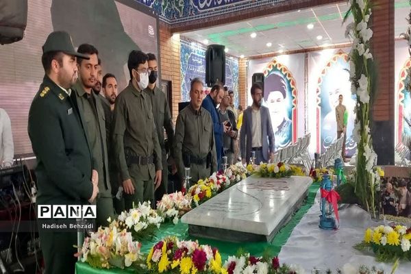 مراسم بهره‌برداری ازحرم شهدای گمنام مسکن مهرامام‌خمینی(ره)اسلامشهر