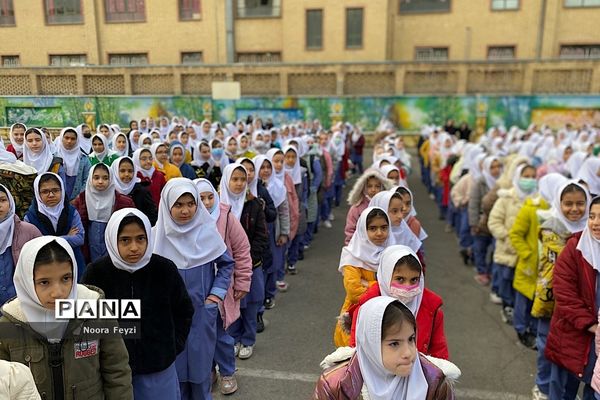 برگزاری صبحگاه مقاومت در دبستان وحید کیهانی ناحیه یک شهرری