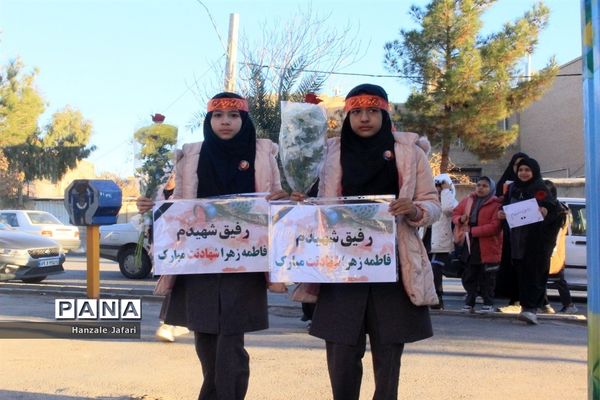 حال و هوای مدرسه نظریان کرمان در فراق شهیده فاطمه زهرا سلطانی نژاد