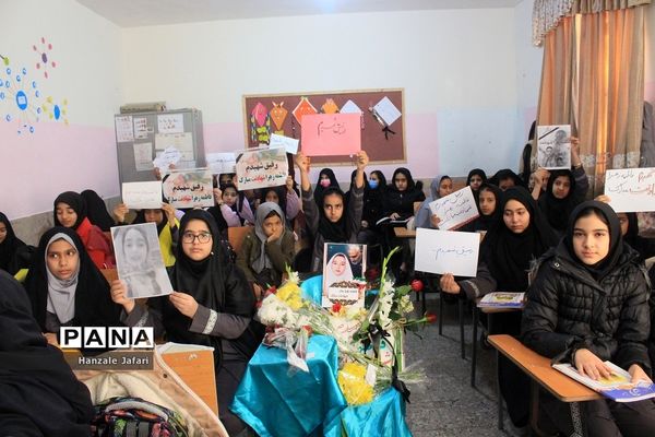 حال و هوای مدرسه نظریان کرمان در فراق شهیده فاطمه زهرا سلطانی نژاد
