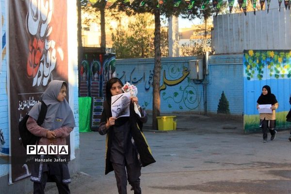 حال و هوای مدرسه نظریان کرمان در فراق شهیده فاطمه زهرا سلطانی نژاد