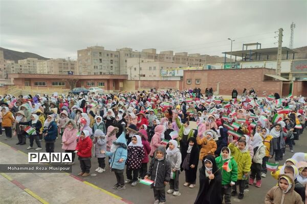 اجرای مراسم صبحگاه مقاومت در مدارس صفادشت