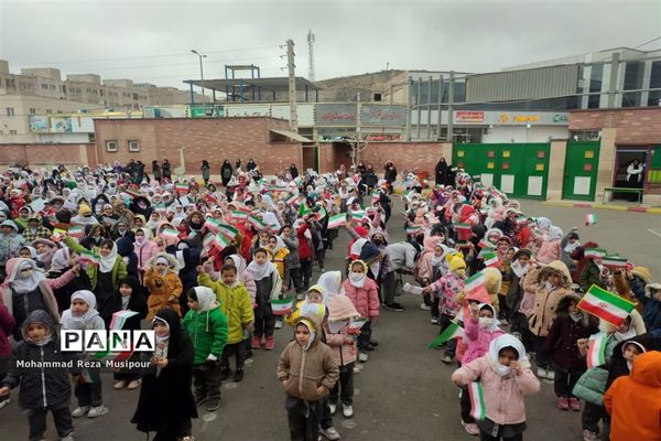 اجرای مراسم صبحگاه مقاومت در مدارس صفادشت