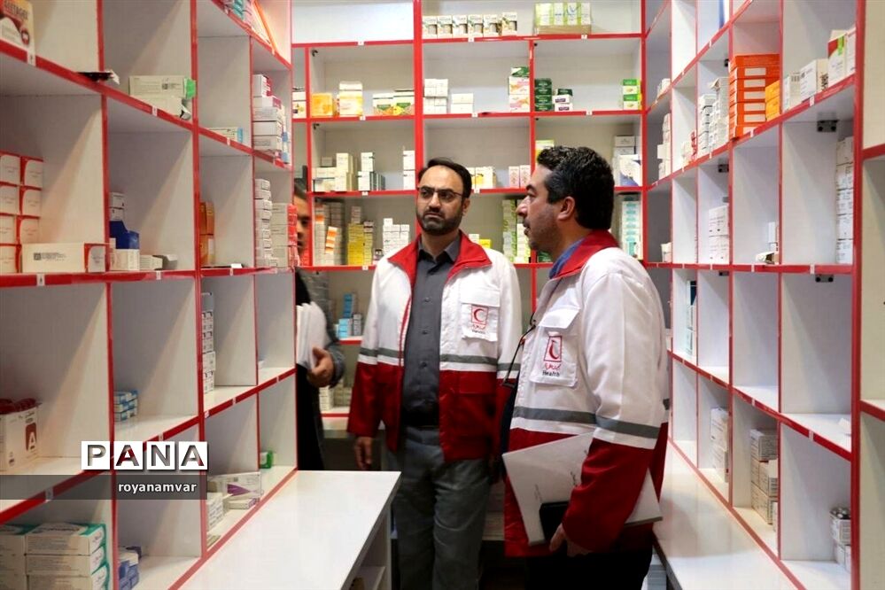 سفرمعاونت بهداشت، درمان وتوانبخشی جمعیت هلال جمهوری اسلامی ایران به خراسان شمالی