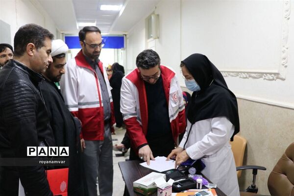 سفرمعاونت بهداشت، درمان وتوانبخشی جمعیت هلال جمهوری اسلامی ایران به خراسان شمالی