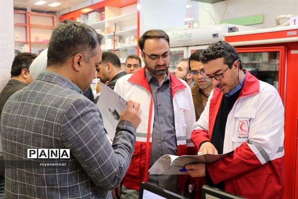 سفرمعاونت بهداشت، درمان وتوانبخشی جمعیت هلال جمهوری اسلامی ایران به خراسان شمالی