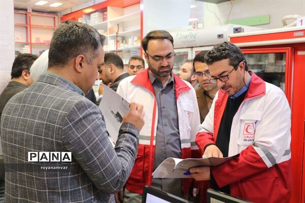 سفرمعاونت بهداشت، درمان وتوانبخشی جمعیت هلال جمهوری اسلامی ایران به خراسان شمالی