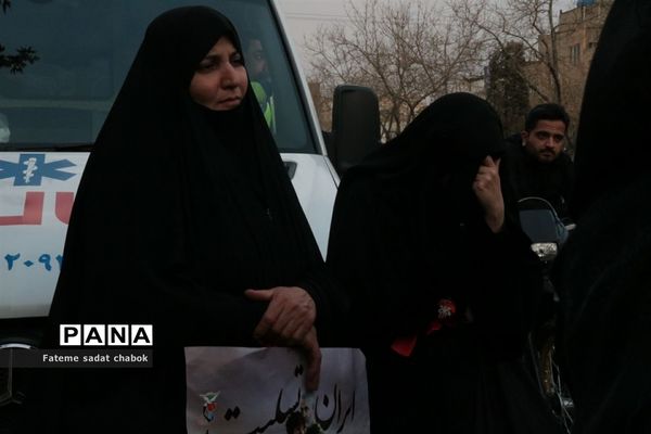 تشییع  شهدای حادثه تروریستی کرمان در مشهد مقدس