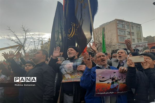 تشییع پیکر مطهر شهدای حادثه تروریستی کرمان