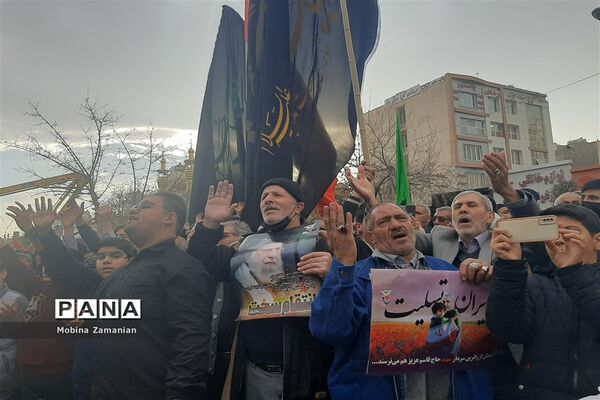 تشییع پیکر مطهر شهدای حادثه تروریستی کرمان