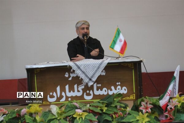 همایش جهاد تبیین ویژه جنگ غزه در بویین زهرا