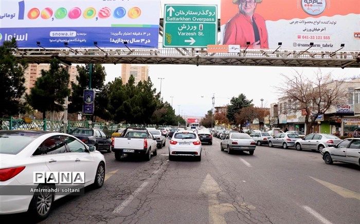 ترافیک نیمه‌سنگین در آزادراه قزوین- کرج- تهران