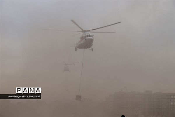 مانور زلزله، اسکان و درمان اضطراری در تبریز