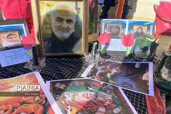 سوگواره شهدای دانش‌آموز کرمان در مدارس آباده