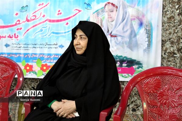 جشن تکلیف ۸۰۰  دانش‌آموز دختران در ناحیه دو ساری