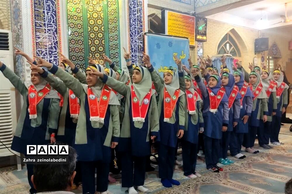 گرامیداشت شهدای دانش‌آموز کرمان در مسجد امام سجاد ناحیه ۱
