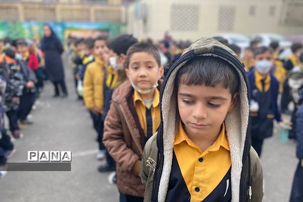 مراسم هفتم شهدای کرمان در دبستان دکتر محمدحسین کیهانی ناحیه یک شهرری