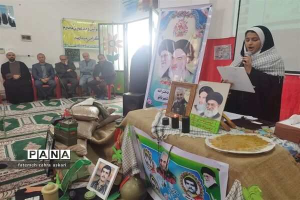 یادواره شهدای حادثه کرمان و شهدای خاص دبیرستان بی بی شهربانو گلوگاه