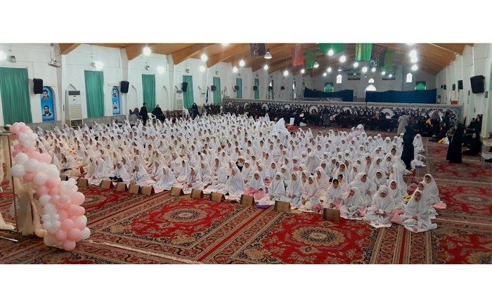 جشن تکلیف ۶۰۰فرشته زمینی در شهرستان نور/فیلم