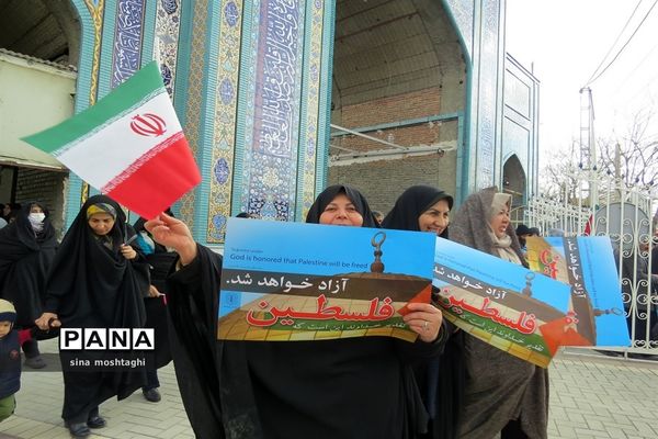 راهپیمایی حمایت از مردم مظلوم غزه