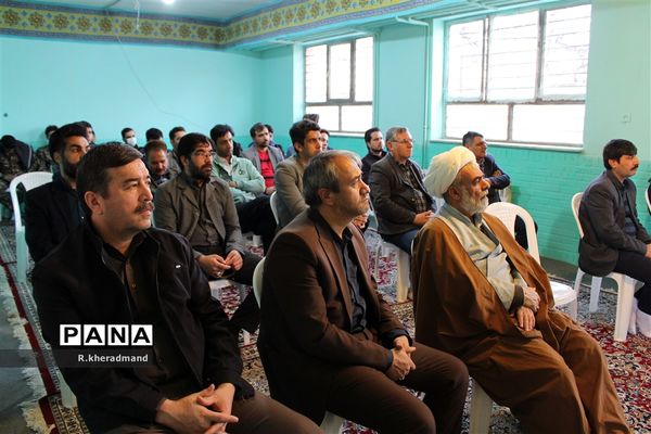 مراسم گرامیداشت شهدای دانش‌آموز حادثه تروریستی گلزار شهدای کرمان در چناران