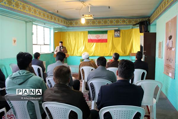 مراسم گرامیداشت شهدای دانش‌آموز حادثه تروریستی گلزار شهدای کرمان در چناران