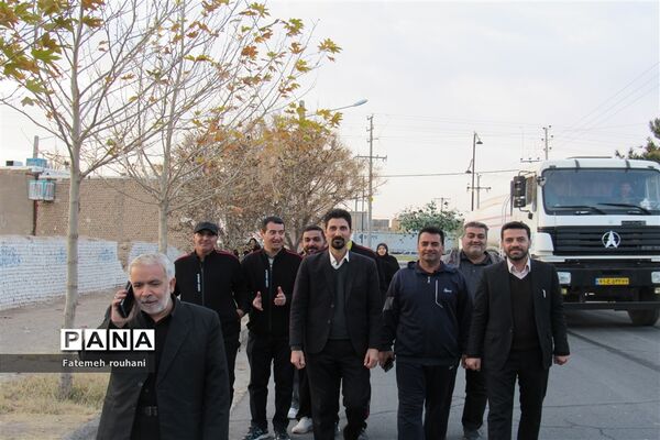 همایش پیاده روی همکاران فرهنگی شهرستان خلیل آباد