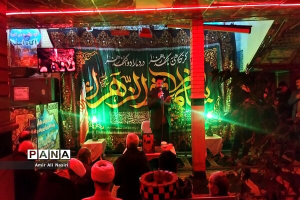 مراسم سالگرد شهادت شهید مدافع حرم، رضا عباسی در حسینیه شهید هاشمی ملارد