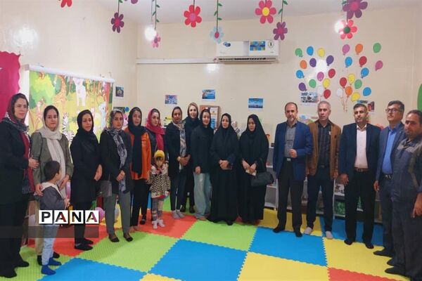 افتتاحیه اولین اتاق بازی و یادگیری در شهرستان امیدیه