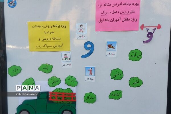 تدریس شاد و خلاق نشانه (و) در دبستان حکمت نبوی ناحیه 2 شهرری