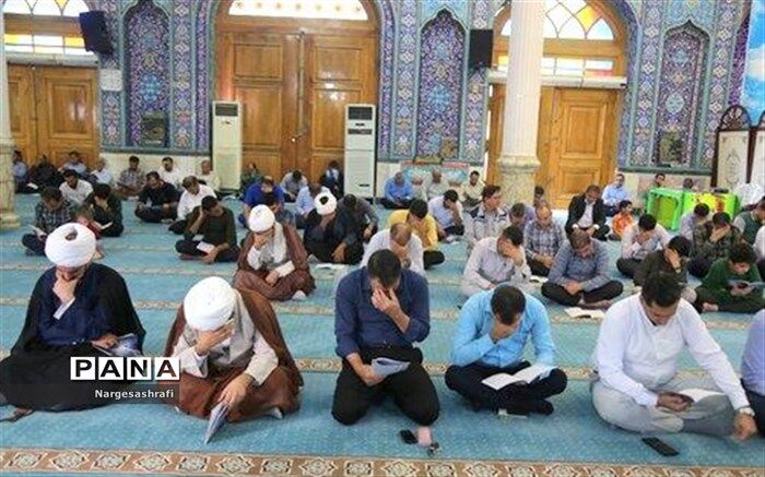 برگزاری مراسم دعای باران در شهر زیارت