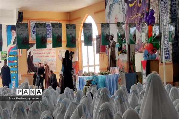 آیین جشن فرشته‌ها در مصلی امام خامنه‌ای(مدظله العالی) شهرستان شیروان