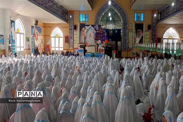 آیین جشن فرشته‌ها در مصلی امام خامنه‌ای(مدظله العالی) شهرستان شیروان