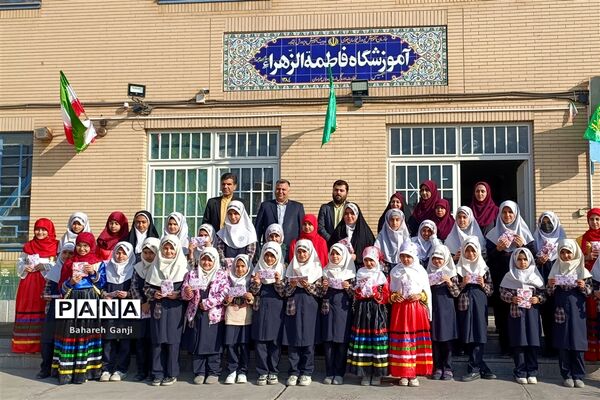 افتتاح کتابخانه دبستان فاطمه الزهرای نیشابور