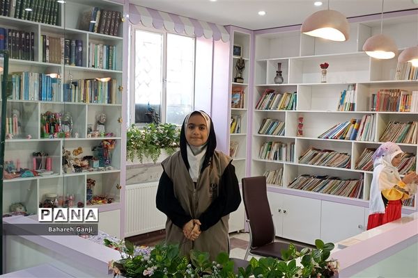 افتتاح کتابخانه دبستان فاطمه الزهرای نیشابور