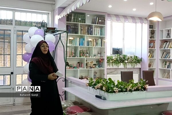 افتتاح کتابخانه دبستان فاطمه الزهرای نیشابور